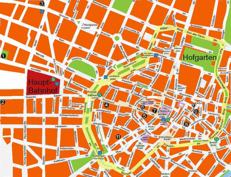 Kaart van münchen bier sale