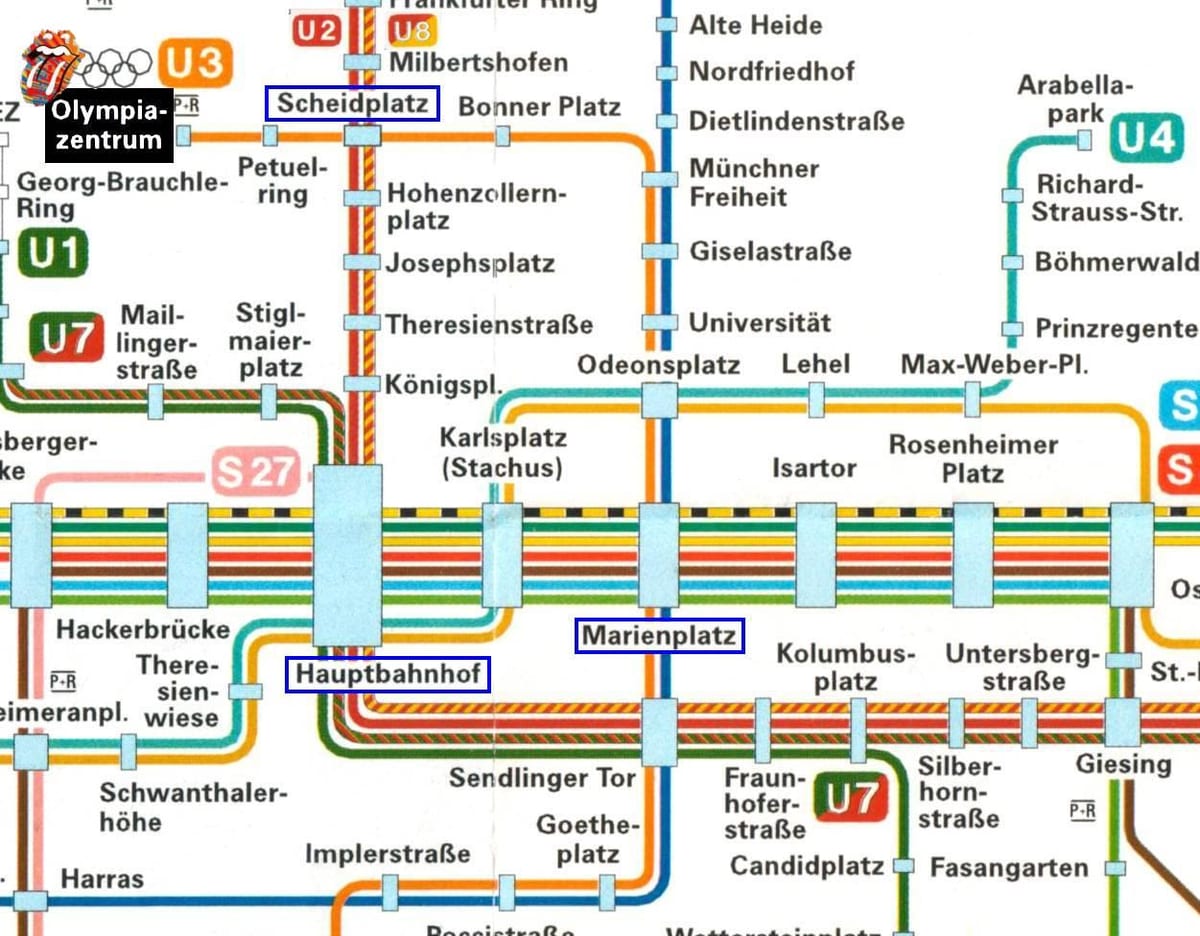Kaart van münchen haupt