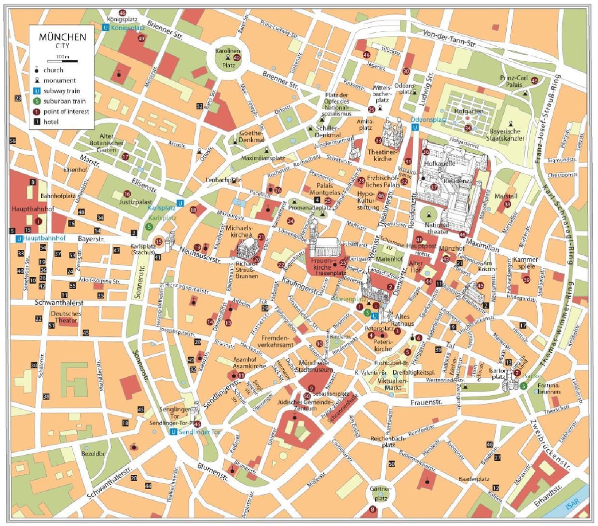 münchen loop kaart
