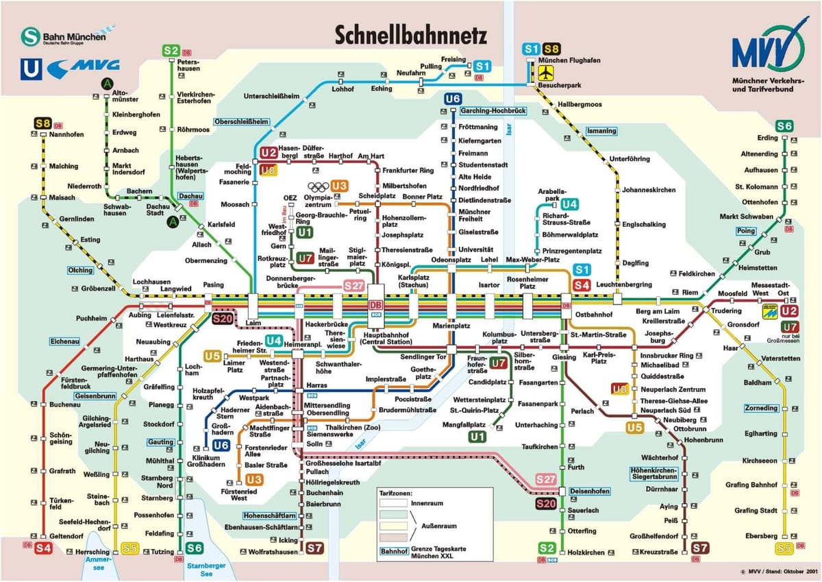 münchen stasie kaart