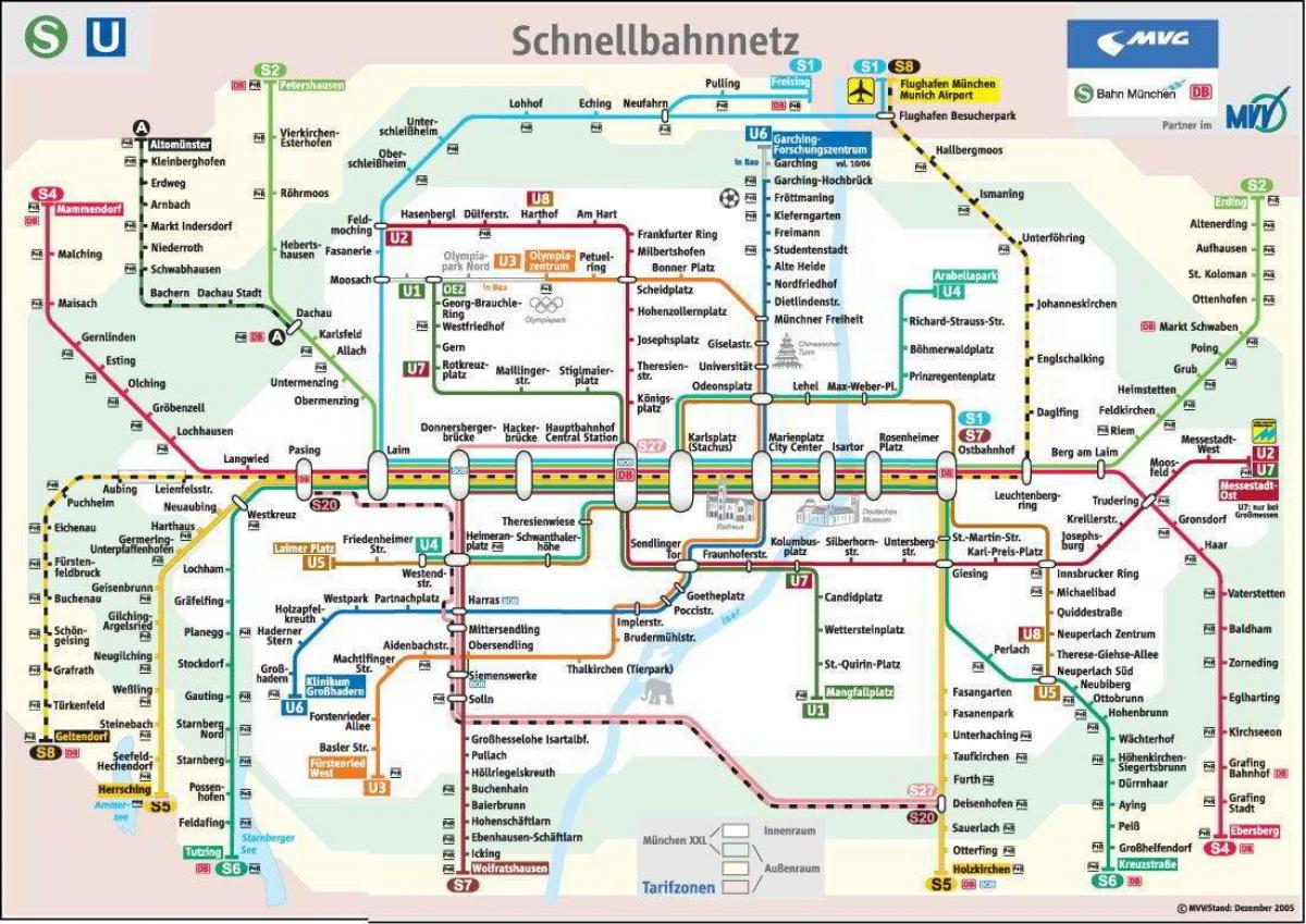 metro kaart munchen