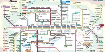 München s1 trein kaart
