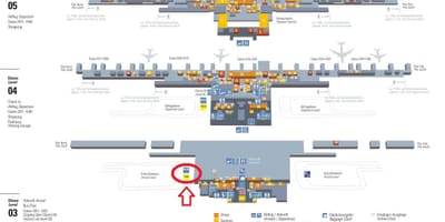 Kaart van münchen terminale 2 