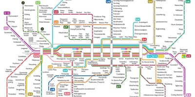 Munchen u-bahn kaart