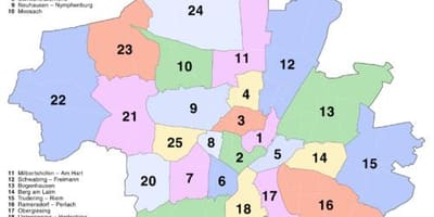 München area map