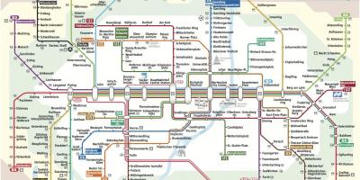 München mvg kaart