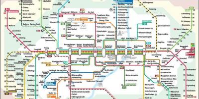 Metro kaart duitsland münchen